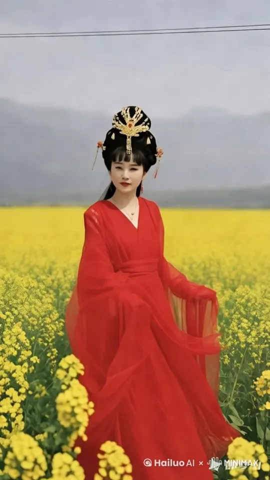 向画面前方飞去，身体呈俯卧状态，风吹动着头发和衣服，摄像机跟着人物移动 by Hailuo AI Video Generator