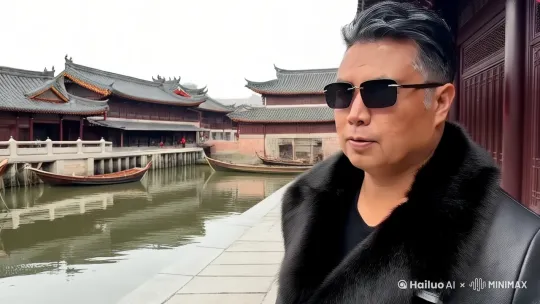 在水乡岸边散步 by Hailuo AI Video Generator