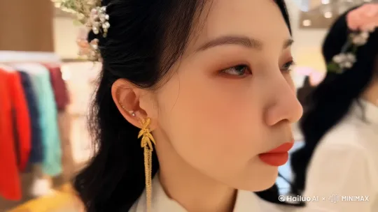 闺蜜在商场偷拍女主穿搭、连夜逛淘宝对比细节 by Hailuo AI Video Generator