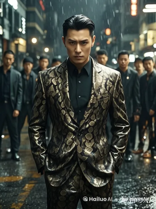 [左移,右摇,跟随]全体成员愤怒暴躁的向前走[推出,上升,下摇] by Hailuo AI Video Generator