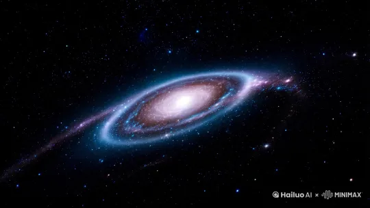 银河系（Milky Way Galaxy）是我们的太阳系所在的星系，也是地球上肉眼可见的银河的主体部分。以下是关于银河系的一些科普知识：

### 1. **基本结构**
银河系是一个典型的棒旋星系，主要由以下几个部分组成：
- **核心区**：银河系的中心区域，包含一个超大质量黑洞，称为人马座A*（Sgr A*）。这个黑洞的质量约为太阳的400万倍。
- **核球**：围绕核心区的球状区域，恒星密度较高。
- **盘面**：银河系的主要部分，是一个扁平的盘状结构，直径约为10万光年，厚度约为1000光年。盘面内有大量的恒星、气体和尘埃。
- **旋臂**：银河系的盘面内有多个旋臂，这些旋臂是恒星和星际物质的密集区域。主要的旋臂包括猎户座旋臂（Orion Arm），我们太阳系就位于这个旋臂内。
- **晕**：银河系周围的一个球形区域，包含稀疏的恒星和暗物质。

### 2. **尺寸和质量**
- **直径**：银河系的直径约为10万光年。
- **厚度**：盘面的厚度约为1000光年。
- **质量**：银河系的总质量约为1.5万亿太阳质量，其中大部分是暗物质。

### 3. **恒星数量**
银河系中估计有1000亿到4000亿颗恒星。这些恒星分布在不同的区域，密度不一。

### 4. **运动和旋转**
银河系是一个旋转的星系，恒星和星际物质都围绕着银河系中心旋转。太阳系位于距离银河系中心约2.6万光年的位置，以每秒约220公里的速度绕银河系中心旋转，绕银河系中心一圈大约需要2.5亿年。

### 5. **暗物质**
银河系中大部分质量是暗物质。暗物质不发光，也不与电磁力相互作用，但通过引力影响星系的运动和结构。

### 6. **银河系的邻居**
银河系是本星系群（Local Group）的一部分，本星系群是一个包含大约54个星系的小星系群。银河系的邻居包括仙女座星系（M31）和三角座星系（M33），其中仙女座星系是本星系群中最大的星系。

### 7. **观测和研究**
由于我们身处银河系内部，直接观测整个银河系的全貌较为困难。天文学家通过观测其他星系，结合对银河系内部的观测数据，来研究银河系的结构和演化。

### 8. **银河系的形成和演化**
银河系的形成可以追溯到大约130亿年前，经过漫长的演化过程，形成了今天的结构。银河系的演化过程包括恒星的形成和死亡、星际物质的循环、以及与其他星系的相互作用。

通过这些信息，我们可以更好地理解银河系在我们宇宙中的位置和作用。如果你对银河系的某个具体方面感兴趣，可以进一步探讨。 by Hailuo AI Video Generator