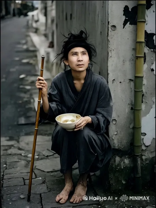 [上升][下降][变焦拉远]达则兼济天下  穷则独善其身  众人皆醉我独醒  道可道非常道 by Hailuo AI Video Generator