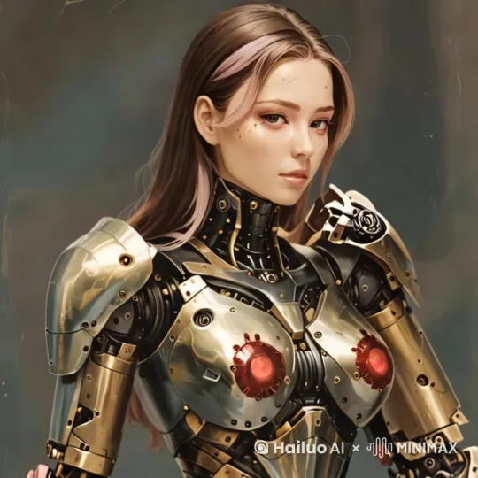 "机甲掐脖"动态图

  • 字体描述：粗犷的机械关节纹路，暗红青铜色渐变，后颈处浮现冷汗反光

  • 参考元素：中"穿防护服的考古人员"与青铜器氧化质感结合

  • 动态效果：机械臂收缩时的金属形变光影 by Hailuo AI Video Generator