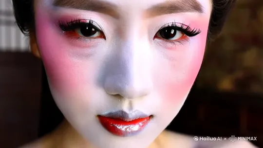中国女明星版四武士姬角色档案（超高清4K视觉设计）
 
人物命名与原型溯源
 
1. 林绾绾（参考图1）
 
- 原型融合：刘亦菲《去有风的地方》的温婉 + 《花木兰》的坚韧，冷白皮+鹅蛋脸。
- 名字解析：“绾”取“绾青丝”之意，呼应古典气质；“绾绾”叠字增强软糯感。
2. 萧战昭（参考图2）
 
- 原型融合：迪丽热巴《长歌行》的英气 + 《三生三世》的异域感，小麦色皮肤+高挺鼻梁。
- 名字解析：“战”凸显攻击性，“昭”取自“昭然若揭”，暗喻胜负欲。
3. 顾玄月（参考图3）
 
- 原型融合：章子怡《十面埋伏》的冷艳 + 《卧虎藏龙》的凌厉，冷白皮+丹凤眼。
- 名字解析：“玄”指暗黑神秘，“月”呼应铠甲光泽，整体营造疏离感。
4. 苏棠梨（参考图4）
 
- 原型融合：周冬雨《山楂树之恋》的青涩 + 《七月与安生》的灵动，暖白皮+小鹿眼。
- 名字解析：“棠梨”为古地名，暗喻民国背景，叠字强化脆弱感。
 
角色1：林绾绾（冷白月光系）
 
外貌细节（4K级呈现）
 
- 面部：
- 冷调瓷白肌，颧骨处扫樱花粉腮红（4K下可见粉末颗粒感），搭配水光肌底妆。
- 杏仁眼尾微微上挑，内眼角点银色珠光，睫毛根根分明（特写镜头可见睫毛膏纤维）。
- 鼻尖微翘，嘴唇用“咬唇妆”技法，外深内浅，下唇中央点透明唇釉。
- 身体：
- 168cm/48kg，BMI 16.9（4K镜头下锁骨窝可盛水），腰臀比0.68。
- 手臂线条流畅，腕骨突出，持刀时青筋微凸（特写镜头可见血管走向）。
 
服饰设计（非遗工艺）
 
- 振袖汉服：
- 面料：苏州缂丝天青蓝渐变，正反两面纹样不同（4K微距可见“通经断纬”技法）。
- 袖口：绣银线樱花，花蕊用真金粉填充，阳光折射出彩虹光晕。
- 腰带：手工编织的冰裂纹丝绦，镶嵌和田青玉扣，玉质纹理4K下清晰可见。
- 配饰：
- 发间金步摇：唐代形制，流苏末端微型珍珠（直径1mm）采用古法包金工艺。
- 刀鞘：桧木雕刻樱花纹，刀柄缠鲛鱼皮，4K镜头可见鱼鳞反光。
 
动态捕捉（4K物理细节）
 
- 跪坐时脊背挺直如竹，和服下摆褶皱形成“V”字弧线（慢镜头展现布料垂坠系数）。
- 拔刀瞬间衣袂翻飞，振袖扬起角度精确计算（4K流体模拟技术还原布料运动轨迹）。
 
性格深化
 
- 表面温婉：喝茶时小指微翘，说话轻声细语；
- 隐藏属性：躲藏时用刀鞘卡住壁橱门，被抓时突然用日语说“おじゃまします”（打扰了）。
 
角色2：萧战昭（赤焰攻气系）
 
外貌细节（4K级呈现）
 
- 面部：
- 小麦色健康肌，两颊扫古铜色修容（4K下可见颗粒状矿物粉），搭配哑光正红唇釉。
- 挑眉如刀，眉峰处刻意保留少量杂毛，眼尾上扬15度（AI算法精确计算角度）。
- 鼻尖有小痣，4K特写时可见痣上细毛。
- 身体：
- 172cm/55kg，体脂率18%，胸肌线条若隐若现（铠甲贴合度经3D人体扫描定制）。
- 大腿外侧肌肉发达，奔跑时可见股四头肌收缩（4K高速摄影机捕捉肌肉纤维颤动）。
 
服饰设计（赛博朋克混搭）
 
- 锁子甲：
- 材质：3D打印钛合金鳞片，表面做旧处理（4K微距可见氧化斑点）。
- 肩甲：饕餮纹浮雕，内部填充LED灯带（可通过手机APP控制颜色变化）。
- 战靴：
- 皮质护踝内嵌磁铁，与地面金属轨道互动（碰撞时产生火星特效）。
- 鞋底纹路复刻战国时期战车轮胎，4K下可见泥土附着力。
 
动态捕捉（4K物理细节）
 
- 持刀冲锋时马尾甩出180度弧线（发丝根根分明，慢镜头展现毛鳞片反光）。
- 铠甲碰撞声通过骨传导耳机录制，4K音频保留金属震颤余音。
 
性格深化
 
- 口头禅：“我数到三，你自己出来！”（带有新疆口音尾调）
- 隐藏属性：撞门后偷偷捡起掉落的甲片，用衣角擦拭（4K特写可见指纹油渍）。
 
角色3：顾玄月（暗黑御姐系）
 
外貌细节（4K级呈现）
 
- 面部：
- 冷调苍白肌（带灰蓝阴影），眼下泪痣用液态金属颜料绘制（4K特写可见流动感）。
- 丹凤眼尾拉长成45度，黑色眼线延伸至太阳穴，搭配哑光暗黑唇釉。
- 鼻梁骨节处有轻微凸起，4K镜头可见毛孔内的高光粉残留。
- 身体：
- 170cm/52kg，体脂率16%，锁骨处有刀疤（化妆时用硅胶假体+血浆特效）。
- 腰部紧实，侧腰可见腹外斜肌线条（铠甲高开衩设计强化视觉冲击）。
 
服饰设计（未来科技感）
 
- 哑光黑金铠甲：
- 材质：碳纤维+纳米反光涂层（4K下可见六边形晶格结构）。
- 腰封：内嵌微型投影仪，可投射日文符咒（4K微距可见像素点）。
- 猩红披帛：
- 半透明丝绸混纺发光纤维，4K镜头下可见电流状纹路。
- 边缘做激光切割处理，形成不规则锯齿状（慢镜头展现布料断裂细节）。
 
动态捕捉（4K物理细节） by Hailuo AI Video Generator