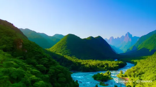 放空心灵的唯美自然 风光 by Hailuo AI Video Generator