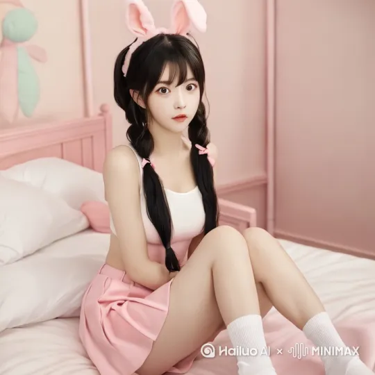 大师运镜，一个美女，在跳舞：双手叉腰，先左扭身子，再右扭身子，然后双手比划心的动作，表情可爱，镜头垂直摇镜，真人的动作，画面真实，画面流畅，生动细节，光线统一柔和 by Hailuo AI Video Generator