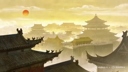 [推出,上升,下摇] by Hailuo AI Video Generator
