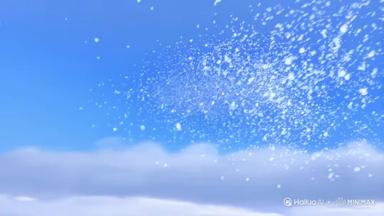 天空中飘着点点雪花，洁白的雪花如同精灵般在空中翩翩起舞，轻轻落在大地的怀抱。一群可爱的孩子们在雪地里尽情嬉戏，他们脸颊红扑扑的，眼睛里闪烁着兴奋的光芒。有的孩子在堆雪人，他们滚出一个又一个大雪球，小心翼翼地堆叠起来，用胡萝卜做鼻子，纽扣做眼睛，还给雪人戴上围巾，仿佛在装扮一个雪地里的小伙伴。有的孩子在打雪仗，他们分成两队，互相追逐，雪球在空中飞来飞去，欢声笑语回荡在雪地上。还有几个孩子在滑雪，他们踩着简易的滑雪板，从雪坡上滑下来，风从耳边呼啸而过，带来一阵阵凉爽的刺激。孩子们的笑声、欢呼声交织在一起，整个雪地都充满了欢乐和活力，仿佛连寒冷的冬日也被他们的热情所感染，变得温暖而美好。 by Hailuo AI Video Generator