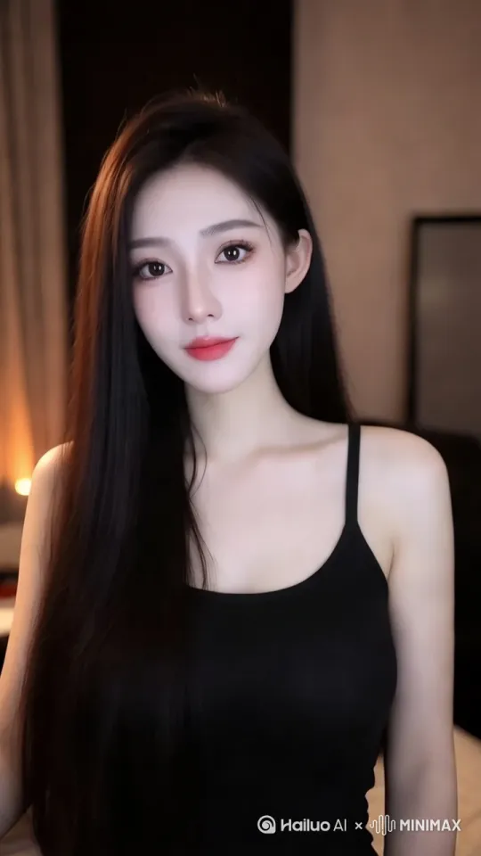 微笑，甩头发，妩媚动人，撩人心弦。 by Hailuo AI Video Generator