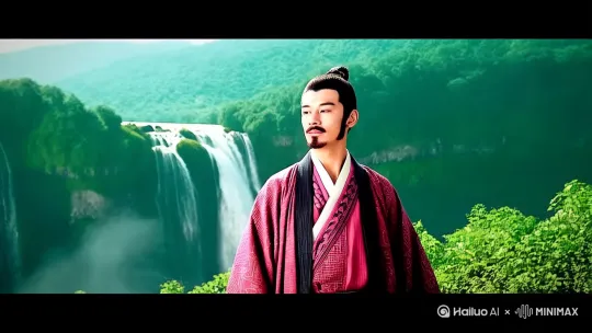 
《望庐山瀑布》
唐·李白
必背
山水
日照香炉生紫烟，遥看瀑布挂前川。
飞流直下三千尺，疑是银河落九天。 by Hailuo AI Video Generator