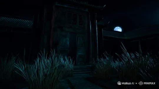夜幕像一块厚重的黑布，严严实实地裹住了那座荒废已久的古宅。宅院里荒草疯长，残垣断壁在月色下影影绰绰，透着说不出的阴森。一阵阴风吹过，“嘎吱”一声，那扇腐朽的木门缓缓晃了晃，似有一双无形的手正在推开它。就在这时，一声凄厉的婴啼骤然划破夜空，声音尖锐又透着股寒气，在寂静的夜里传得很远很远，惊得附近栖息的乌鸦“呱呱”乱叫，扑腾着黑色的翅膀飞向更深的黑暗。

林悦是个年轻的灵异博主，一直热衷于探寻各种神秘的超自然现象，靠着拍摄一些灵异探险视频在网络上积攒了不少粉丝。当她听闻这座古宅的传说后，心里那股探索的热望瞬间被点燃。传说，几十年前，这座宅子里发生过一起惨绝人寰的命案，宅子里的女主人怀有身孕时，家中突遭横祸，丈夫被人杀害，她也在极度痛苦与恐惧中难产而死，一尸两命。打那以后，每到深夜，宅子里就会传出诡异的婴啼声，还有人说曾在月色下看到过一个浑身是血的婴儿身影，在废弃的宅院里爬来爬去。

这天，林悦带着自己的拍摄设备，不顾朋友的劝阻，毅然决然地来到了这座古宅。同行的还有她的摄影师阿明，阿明虽然心里害怕，但架不住林悦的软磨硬泡，只能硬着头皮跟着。他们小心翼翼地走进古宅，手电筒的光在黑暗中摇曳，每一道光线都像是在和黑暗争抢着空间。刚踏入院子，一阵阴风吹来，林悦忍不住打了个寒颤，阿明则紧张地咽了咽口水，手紧紧握住摄像机，镜头随着他微微颤抖的手晃个不停。

“林悦，要不咱还是走吧，这地方怪瘆人的。”阿明的声音带着一丝颤抖，在空旷的院子里回荡。

林悦却兴奋得两眼放光，她拍了拍阿明的肩膀，说道：“别害怕，说不定我们马上就能拍到震撼全网的灵异视频了！”

两人继续往宅子里走去，刚走到前厅，那声凄厉的婴啼又响了起来。这一次，声音似乎更近了，就在他们耳边回荡。阿明吓得脸色惨白，差点把摄像机都扔了，林悦也被吓得不轻，但强烈的好奇心还是驱使她壮着胆子，顺着声音的方向寻去。

他们来到了一间破旧的房间，房间里弥漫着一股刺鼻的腐臭味。借着微弱的手电筒光，林悦看到房间的角落里有一个破旧的摇篮，摇篮上的布帘破破烂烂，随着微风轻轻晃动。她缓缓走近摇篮，心跳声在寂静的房间里清晰可闻，“扑通扑通”，就像敲着急促的战鼓。当她伸手拉开布帘的那一刻，一个浑身是血的婴儿正张着嘴，发出尖锐的啼哭声，那哭声仿佛带着无尽的痛苦与怨恨，直击他们的灵魂深处。

“啊！”林悦和阿明同时发出惊恐的叫声，转身就想往外跑。可就在这时，房间的门“砰”的一声关上了，怎么也打不开。林悦慌了神，她拿出手机想打电话求救，却发现这里根本没有信号。阿明吓得瘫坐在地上，嘴里不停地念叨着：“完了完了，我们是不是惹上不干净的东西了……”

林悦强迫自己镇定下来，她深吸一口气，开始仔细观察这个房间。突然，她发现墙上有一些模糊的字迹，像是用鲜血写成的。她凑近一看，上面写着：“冤魂不散，血债血偿……”看着这些字迹，林悦心里涌起一股不祥的预感，她意识到，这个鬼婴背后一定隐藏着不为人知的秘密。

为了弄清楚真相，林悦决定鼓起勇气，再次面对那个鬼婴。她缓缓走向摇篮，尽管双腿发软，但她还是咬着牙坚持着。当她再次看向摇篮时，鬼婴却不见了，只剩下一滩暗红色的血迹。林悦皱起眉头，开始在房间里四处寻找线索。在房间的一个暗格里，她发现了一本日记，日记的纸张已经泛黄，散发着一股陈旧的气息。

林悦翻开日记，上面的内容让她大吃一惊。原来，几十年前的那场命案并非意外，而是一场精心策划的阴谋。宅子里的男主人是一个富商，他的生意伙伴觊觎他的财产，于是买通了宅子里的仆人，设计杀害了男主人，还故意让女主人受惊难产。女主人在临死前，用自己最后的力气诅咒了这座宅子和所有参与阴谋的人，她的怨念太深，以至于死后灵魂一直被困在这里，而她未出世的孩子，也变成了充满怨恨的鬼婴，在这宅子里徘徊，等待着复仇的机会。

林悦看完日记，心中百感交集。她意识到，这个鬼婴并不是单纯的邪恶存在，而是一个可怜的受害者。她决定帮助鬼婴解开怨念，让它能够安息。

林悦把日记的内容告诉了阿明，阿明听后，也不再像之前那么害怕了。他们开始四处寻找解开怨念的方法，经过一番努力，终于在一本古籍上找到了线索。古籍上说，要化解鬼婴的怨念，需要找到当年参与阴谋的人的后代，让他们在古宅里向鬼婴忏悔，并且举行一场特殊的仪式。

林悦和阿明费了一番周折，终于找到了当年仆人的后代李强。李强一开始并不相信这些鬼神之说，但在林悦和阿明的再三劝说下，又看到他们拿出的日记作为证据，他才半信半疑地跟着他们来到了古宅。

在林悦的指导下，李强跪在地上，对着空荡荡的摇篮，真诚地忏悔着祖先犯下的罪孽。就在这时，鬼婴再次出现了，它张牙舞爪地朝着李强扑来，李强吓得脸色苍白，但还是强忍着恐惧，继续忏悔。林悦和阿明则在一旁紧张地注视着，他们按照古籍上的记载，开始举行仪式。

随着仪式的进行，鬼婴的动作渐渐慢了下来，它的哭[推出,上升,下摇] by Hailuo AI Video Generator