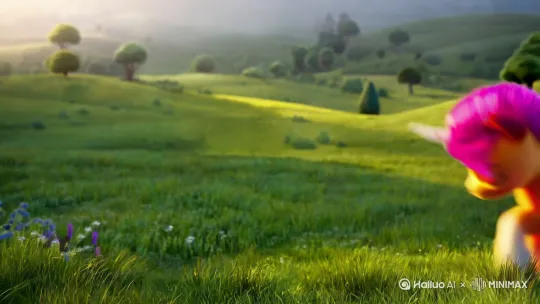 小马宝莉调皮地扮鬼脸 by Hailuo AI Video Generator