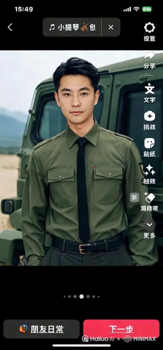 变成一个有功夫的男人 by Hailuo AI Video Generator