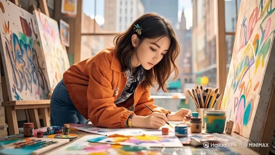[左移,推进,右摇] by Hailuo AI Video Generator