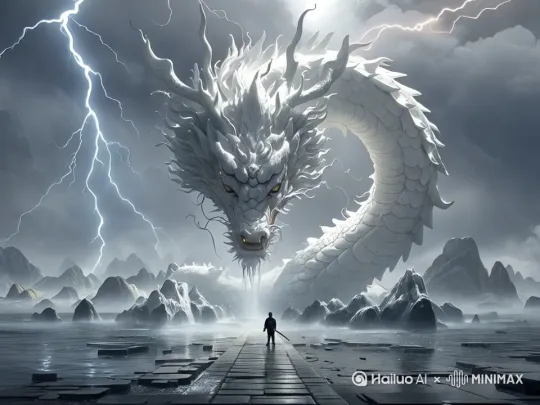 龙头咆哮喷吐火焰 by Hailuo AI Video Generator