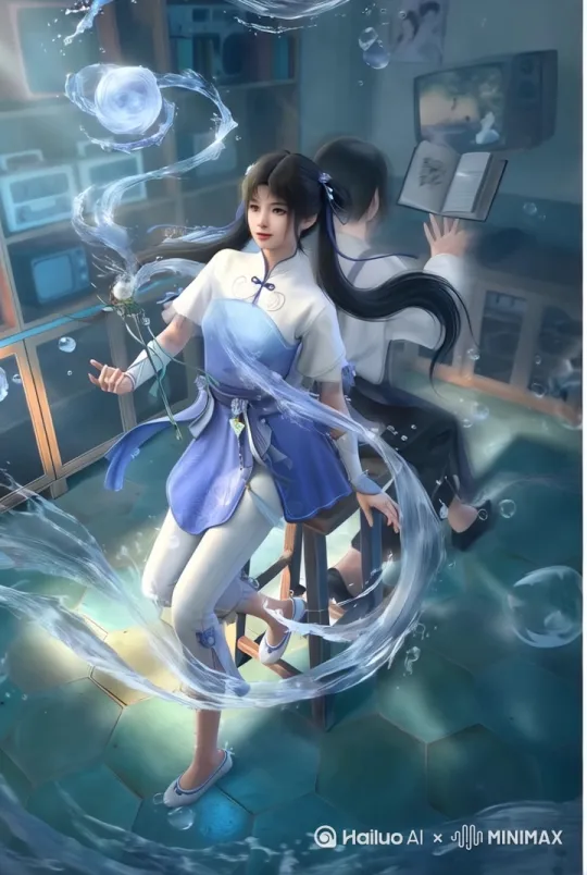 左摇，右摇，跟随，女主华丽出场 by Hailuo AI Video Generator
