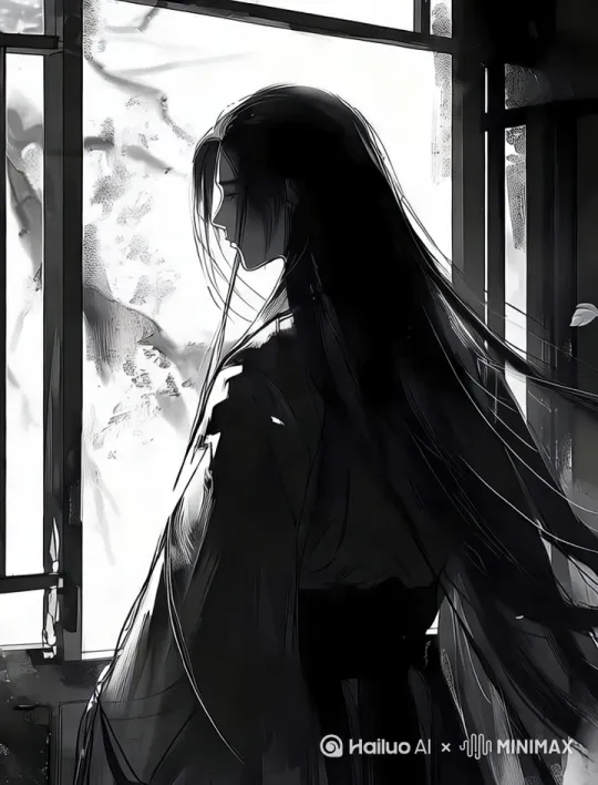 窗户外面下着大雨，少年的头发微微飘动，镜头向窗外拉近 by Hailuo AI Video Generator