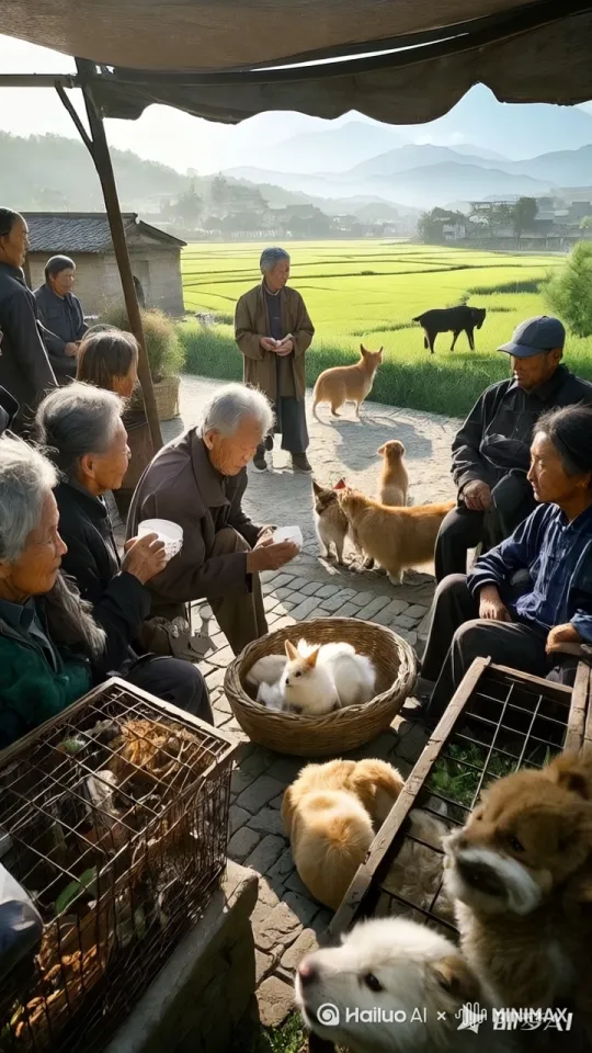 镜头移动，动态跟随，展现两个人史诗般的激烈打斗场面，两个人正在进行惊心动魄的中国功夫对决。左边的人右脚轻点地面，身体如旋风般旋转，左腿高高抬起，以一记凌厉的侧踢攻向对手的头部，速度极快。右边的人一个前滚翻躲开，起身时双腿连环踢出，腿影重重，令人眼花缭乱。两人的招式变化无穷，身影在环境中快速移动，忽左忽右，地面灰尘四起，尘土飞扬，展现出中国功夫的博大精深，堪比好莱坞大片，周围的人都跑过来围观，欢呼雀跃、拍手叫好。 by Hailuo AI Video Generator