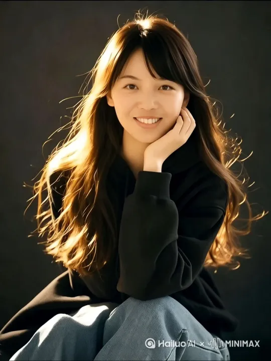 Lovely smile, light breeze, fingers tickle casually by Hailuo AI Video Generator