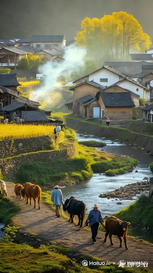 从近到远，慢慢运镜，高清晰度，1080P by Hailuo AI Video Generator