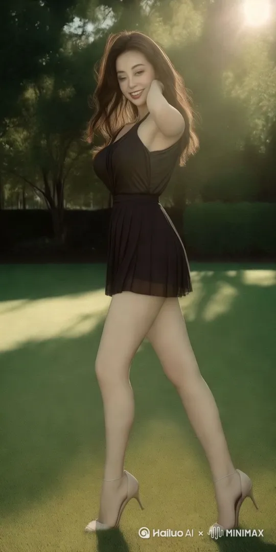 [右移,左摇,跟随]美女，媚眼 by Hailuo AI Video Generator