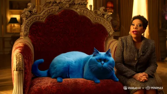是一只蓝色的胖猫，然后我坐在一个非常华丽的椅子上说这些话:call me我去干死他 谁❓家暴你们我去干他 不不不不不行这是错的因为这是法治社会，我们要用法律的手段~让他得到制裁‼️下一个问题🤌我这个东西需要你证明的❓❓你证不证明我都无所谓👐的时间🕐会给我证明一切🫵🫵我所有经历的事情和人👬👭我都会时间⏰证明一切切切，语气搞怪 by Hailuo AI Video Generator
