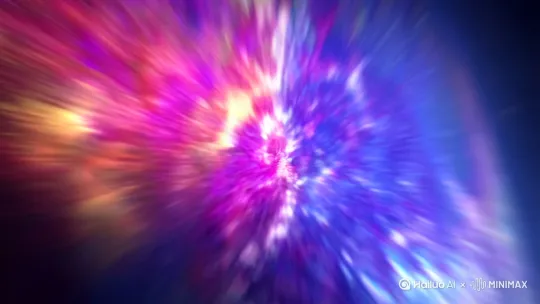 生成一个动画风格的视频时长为一分钟，视频风格参考新世纪福音战士，第一个镜头由银河慢慢放大锁定到地球，第二个镜头由地球移动到离地球不远的缓缓移动外星飞船，飞船形象参考星球大战，镜头慢慢拉近展示飞船的细节，第三个镜头在一个充满科技感的巨大会议室正中一位穿着军装的男性紧张的看着充满科技感的显示屏，镜头由军装男性慢慢往周围腰移展示一个充满科技感的巨大会议室，会议室中还有各种忙碌的工作人员穿着统一的制服，第四个镜头在一片沙漠中镜头跟随一辆迷彩涂装的吉普车行驶到一个位于沙漠中的充满科技感的火箭发射中心，镜头由迷彩涂装的吉普车摇移展示壮观的充满科技感的火箭，第四个镜头展示迷彩涂装的吉普车进入到了充满科技感的火箭发射中心内部，镜头随着车门打开平移展示充满科技感的火箭发射中心内部，展示里面的巨大的火箭推进器，以及各种先进的电子设备和里里外外穿着统一制服的工作人员 by Hailuo AI Video Generator