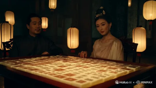 打麻将 by Hailuo AI Video Generator