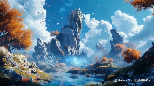 [推出,上升,下摇] by Hailuo AI Video Generator