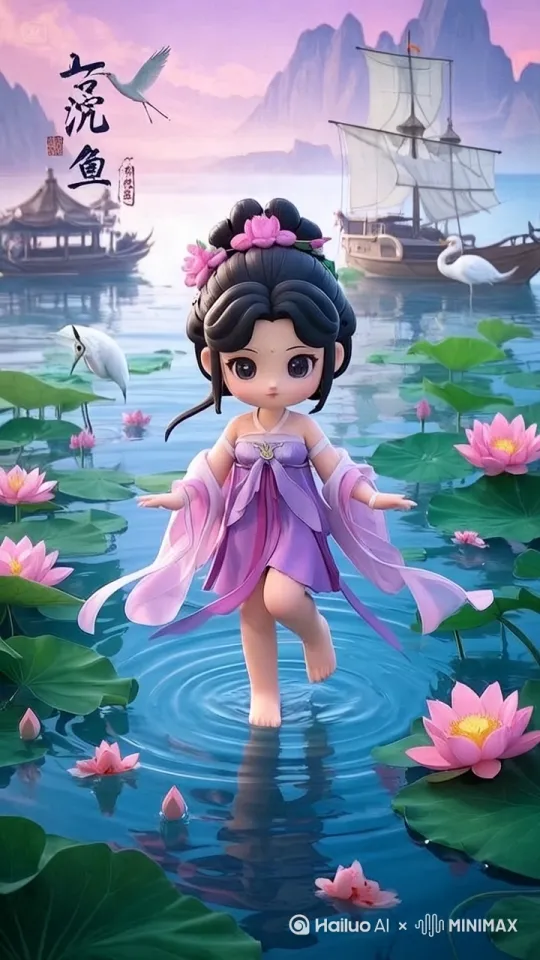 [推出,上升,下摇] by Hailuo AI Video Generator