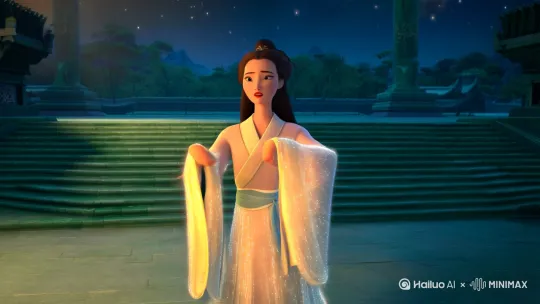 《青冥誓》
——文言古风生死恋歌

【主歌一】
初见玉阶东 清辉映卿容
云袖揽星河 素手叩丝桐
丹唇启处月华动
惊鸿一瞥堕情衷

【主歌二】
再逢断桥雪 寒梅落刀弓
朱门焚婚契 泪浸鲛绡红
连理枝折三更梦
比翼鸟殁五更钟

【副歌】
许卿青冥约 碧落黄泉同
奈何桥头驻 三生石畔拥
纵使忘川水千重
犹记卿眸映苍穹

【桥段】
红烛血 照残妆
合衾酒 祭北邙
指天为媒地为帐
白骨交拜成鸾凰

【尾声】
来世若得续鸾凤
必踏九霄破樊笼
不教相思断人肠
生死永握卿掌中 by Hailuo AI Video Generator