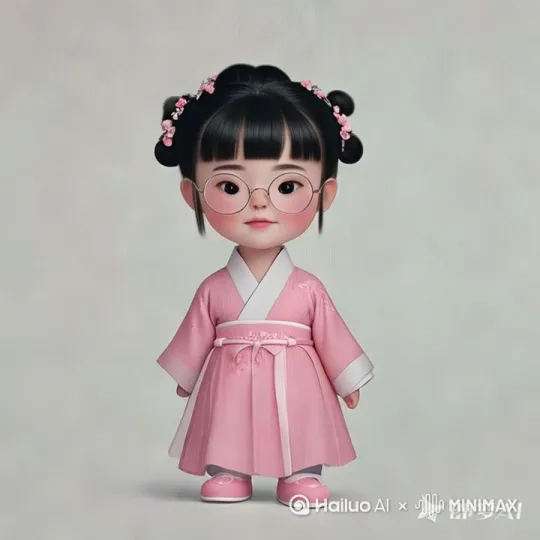 以图中人物为主体，在教室中移动，表情生动，小学诗词教学，电影画质，细节清晰，高清，1080p by Hailuo AI Video Generator