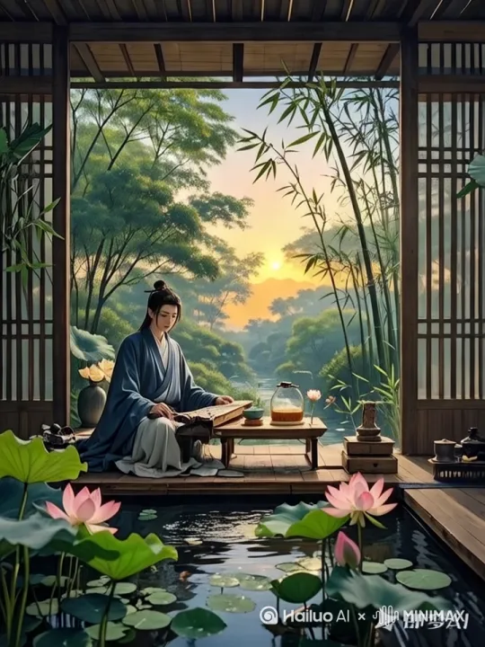 让画面中的景物灵动起来，意境悠远的感觉 by Hailuo AI Video Generator