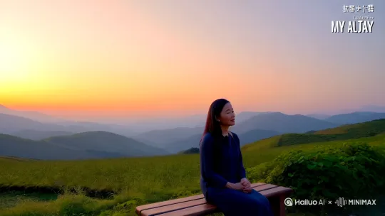 《我的阿勒泰》这本書的作者李娟女士㝍了一段话：
世界就在手边，躺倒就是睡眠，嘴里吃的是食物，身上裹的是衣服，在这里我不知道还能有什么遗憾？
講的真好，有一种生活返璞归真之美，人啊！不妨将生活过得简单一点、纯粹一点，当断则断，该离则离，将生活去浓华而返淳真，
当代人不缺少獲得事物的能力，缺少的是放下的勇气，放下并不会让你真正的失去快乐，泛滥的物欲之心放下了，内心反而会更加的清宁丰盈。 by Hailuo AI Video Generator