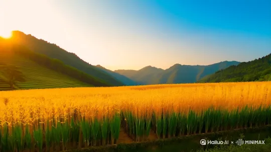 乡村之美：如画生活与世外桃源
 
在繁华都市之外，有一片被岁月温柔以待的净土，那便是乡村。这里，乡村风景美如画，每一处角落都诉说着大自然的慷慨与宁静。
晨曦微露，第一缕阳光洒在层层叠叠的稻田上，稻穗在微风中轻轻摇曳，泛起金色的涟漪，淡淡的稻花香弥漫在空气中，瞬间唤醒了整个村庄。远处，青山连绵起伏，与蓝天相映成趣，仿佛一幅天然的水墨画。山上郁郁葱葱的树木，像是给大山披上了一件绿色的披风，守护着这片世外桃源。
走进村庄，石板路蜿蜒曲折，连接着错落有致的农舍。烟囱中升起袅袅炊烟，那是农家正在准备早餐，饭菜的香气弥漫在街巷，让人感受到浓浓的生活气息。农舍前，老人们坐在门口，悠闲地晒着太阳，脸上洋溢着满足的笑容。孩子们则在空地上嬉笑玩耍，他们的笑声如同银铃般清脆，回荡在整个村子，为这片宁静的土地增添了几分生机与活力。
田间，农民们辛勤劳作，他们弯着腰，熟练地耕种着土地，播下希望的种子。汗水湿透了他们的衣衫，但他们的眼神中却充满了对未来的憧憬。在这里，每一滴汗水都浇灌着生活的希望，每一次劳作都是对这片土地深深的热爱。
傍晚，夕阳的余晖将整个村庄染成了金黄色。劳作一天的人们陆续回到家中，村子里渐渐安静下来。此时，乡村的夜拉开了帷幕，繁星点点，月色如水，洒在大地上，仿佛给乡村蒙上了一层神秘的面纱。偶尔传来几声犬吠，打破了夜的寂静，却又让这份宁静显得更加深沉。
乡村生活，没有城市的喧嚣与繁华，却有着最纯粹的美好。这里的每一寸土地、每一片风景，都承载着人们对生活的热爱和对大自然的敬畏。这是大山里的世外桃源，是心灵的栖息地，让人沉醉其中，流连忘返。让我们一起走进这片乡村美景，感受那份独特的宁静与温暖。
对这段文案有其他想法，比如增减特定乡村元素、调整语言风格，都可以告诉我，我会继续为你修改。 by Hailuo AI Video Generator