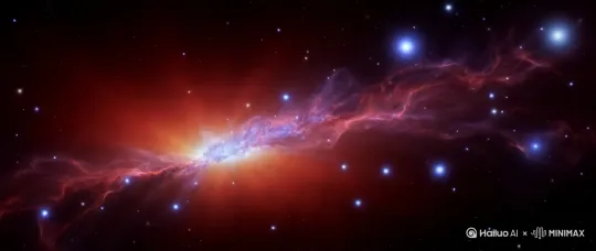 [变焦推进]星云流动 穿过星云 by Hailuo AI Video Generator