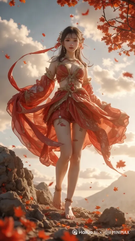向前走，转身回头[拉远] by Hailuo AI Video Generator