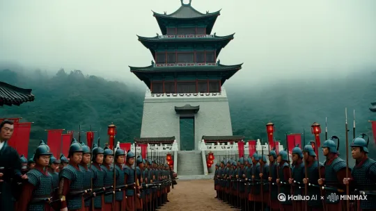 《三国演义》中描述的“柴桑口卧龙吊丧”是一个著名的情节，讲述的是诸葛亮（卧龙）前往东吴的柴桑口，为周瑜（公瑾）吊唁的故事。周瑜是东吴的名将，而诸葛亮则是蜀汉的军师。两人虽然在赤壁之战中是敌对关系，但诸葛亮对周瑜的死表示哀悼，并亲自前往吊唁。

据《三国演义》第57回“柴桑口卧龙吊丧”描述，周瑜在赤壁之战后因病去世，诸葛亮得知消息后，不顾个人安危，前往柴桑口吊唁周瑜。在周瑜的灵前，诸葛亮亲自奠酒，读祭文，表达了对周瑜的哀悼和对其才能的赞赏。诸葛亮的吊唁行为，不仅体现了他的大智大勇，也展示了他对于敌手的尊重，以及他超越敌我的政治智慧。在吊唁过程中，诸葛亮还遇到了庞统（凤雏），并与他交流了未来的事宜。

这个故事在《三国演义》中被描绘得非常生动，展现了诸葛亮的高尚情操和政治远见。通过这一情节，罗贯中塑造了诸葛亮不仅是一位智勇双全的军事家，更是一位具有宽广胸怀和深厚情感的政治家形象。 by Hailuo AI Video Generator