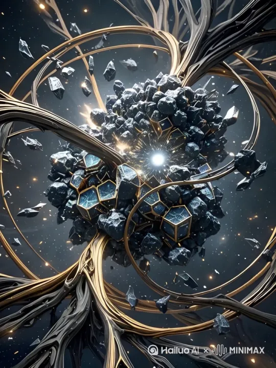体现空间法则转动，动作流畅，物体旋转，体现空间法则神秘 by Hailuo AI Video Generator