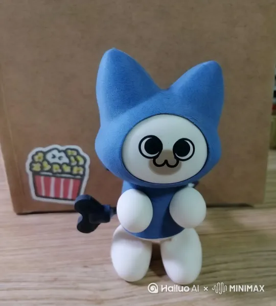 蓝色小猫跳舞 by Hailuo AI Video Generator