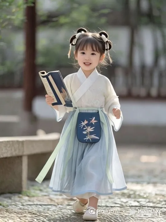 **表情与动作：**
大眼睛忽闪忽闪地，透露出对周围世界的好奇和探索欲望。嘴巴微微张开，正在背诵着《论语》中的名句：“学而时习之，不亦说乎？” 脸上洋溢着纯真的笑容，时而抬头看看天空，时而低头看看手中的书，沉浸在知识的海洋中。
背诵着内容
轻盈的转了两圈，回头向我做鬼脸



要求动作流畅
有镜头感！ by Hailuo AI Video Generator