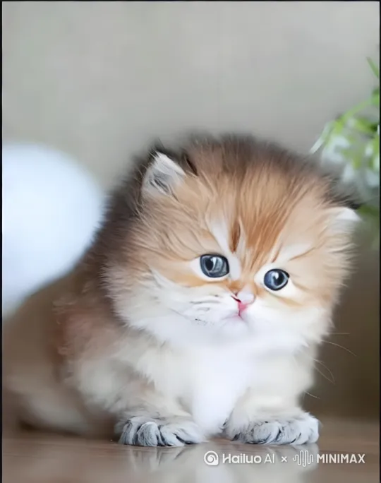 小奶猫在海底，追逐往来的鱼群。追不到，气的大嘴大叫，激起一串气泡。萌萌的，很可爱。[右移,左摇,跟随] by Hailuo AI Video Generator