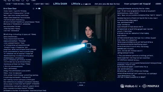 《夜半直播间》
我是一名深夜档的灵异主播，ID叫"小鹿"。今晚的直播间格外热闹，在线人数突破了十万大关。弹幕飞快地滚动着，都在催促我快点开始今晚的探险。

"各位观众朋友们晚上好！"我调整了一下胸前的运动相机，"今晚我们要探访的是城郊废弃多年的仁济医院。据说这里曾经发生过一场大火，死了很多人......"

手电筒的光束在漆黑的走廊里划出一道惨白的光痕。我的运动鞋踩在满是碎玻璃的地面上，发出咯吱咯吱的声响。弹幕突然密集起来：

"小鹿小心！你后面！"

"刚才镜头里好像有个人影！"

"主播快跑！"

我猛地回头，手电筒的光束扫过空荡荡的走廊，什么都没有。我强装镇定地笑了笑："大家别吓我啊，这里就我一个人......"

话音未落，一阵冷风突然从背后袭来，我的后颈起了一层鸡皮疙瘩。运动相机的画面开始剧烈晃动，我听到自己急促的喘息声在空旷的走廊里回荡。

"咚——咚——咚——"

远处传来规律的敲击声，像是有人在用指节叩击墙壁。我的喉咙发紧，手心沁出冷汗。弹幕已经炸开了锅：

"快跑啊小鹿！"

"声音是从三楼传来的！"

"主播别去！太危险了！"

我咬了咬牙，朝着声音传来的方向走去。作为一名灵异主播，我知道这种时候绝对不能退缩。楼梯间的铁门发出刺耳的吱呀声，我的手电筒照到墙上斑驳的血迹，那些暗褐色的痕迹组成了诡异的图案。

三楼的走廊比楼下更加破败，墙皮大面积剥落，露出里面发黑的砖块。敲击声越来越近，我的心跳快得几乎要冲出胸腔。转过一个拐角，我看到了一扇虚掩的门，门牌上依稀可以辨认出"手术室"三个字。

"各位观众，我们现在来到了......"我的声音突然哽住了。运动相机的画面里，一个穿着白大褂的身影正背对着我站在手术台前。他的动作很奇怪，像是在进行某种仪式，手里握着一把锈迹斑斑的手术刀。

我想转身逃跑，却发现自己的双脚仿佛生了根。那个身影缓缓转过身来，我的瞳孔猛地收缩——他没有脸，本该是五官的位置只有一片惨白的皮肤。

"欢迎来到我的手术室......"一个沙哑的声音直接在我的脑海中响起。我看到弹幕疯狂滚动：

"小鹿快跑！"

"他朝你走过来了！"

"天啊！救命！"

我想尖叫，却发不出任何声音。无脸医生举起手术刀，刀尖在月光下泛着寒光。就在这时，我的手机突然响了，是《好运来》的铃声。这个平时让我觉得土到掉渣的铃声，此刻却如同天籁。

无脸医生的动作顿了一下，我抓住这个机会转身就跑。身后传来愤怒的嘶吼声，我感觉有什么冰冷的东西擦过我的后颈。我不敢回头，拼命地往楼梯口跑去。

当我终于冲出医院大门时，天边已经泛起了鱼肚白。我瘫坐在地上，大口喘着气。直播间的人数已经突破了百万，弹幕铺天盖地：

"小鹿你没事吧？"

"刚才太可怕了！"

"报警！快报警！"

我颤抖着掏出手机，准备报警。就在这时，我注意到运动相机的录像还在继续。我点开回放，画面定格在我转身逃跑的那一刻。在画面的角落里，我看到了让我血液凝固的一幕：无数个穿着病号服的透明身影，正站在走廊两侧，默默地注视着我......[下降,上摇] by Hailuo AI Video Generator