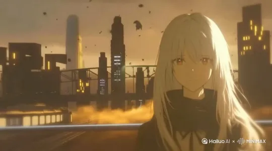 大城市的繁华，寂寞的脸 by Hailuo AI Video Generator
