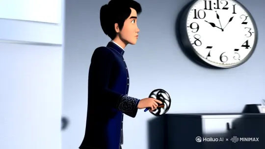 我转着钢笔走进教务处时，墙上的电子钟正显示14:23。这个时间刻度在八百年的轮回里出现过十九次，每次都会触发时空涟漪。教务主任的秃顶反射着冷光，他身后站着三个穿中山装的男人，衣角绣着不易察觉的八卦纹。

"楚阳同学，这是教育局特派员。"主任的喉结在松垮的皮肤下滚动，"他们需要核对你的学籍档案。"

穿藏青色中山装的男人翻开牛皮档案袋，泛黄的纸页间突然钻出青铜锁链。这是钦天监的"缚龙索"，专门用来禁锢转世重修者。前世他们在故宫地宫用这东西困了我三天三夜，直到我捏碎第九件国宝才挣脱。

"2005年9月1日，你在育才小学..."男人的声音突然卡住，档案上的钢笔字迹正在扭曲，就像被橡皮擦抹去的铅笔画。我咬破舌尖将血珠弹在钢笔尖上，笔帽雕刻的貔貅睁开黄金瞳。

整栋办公楼开始震颤，档案柜里的文件雪片般飞出。那些记载着我转学记录、体检报告的纸张在空中自燃，灰烬组成新的生辰八字——正是我前世在仙界登记的渡劫时辰。

三个特派员同时掐诀，但他们的道家真言刚出口就变成蝌蚪文。我踩了踩水磨石地板，埋在地底的六十四枚铜钱应声而起，在虚空布成反八卦阵。这是上周食堂装修时，我偷偷用鱼骨汤画的阵图。

"告诉国师，用北宋司天监的伎俩对付我..."我将钢笔掷向阵眼，貔貅化作实体吞掉缚龙索，"就像用桃木剑斩金乌。"

玻璃幕墙轰然炸裂时，我接住坠落的钢笔。笔尖残留的血迹在阳光下显现出星图，那是紫薇垣的投影。前世我在瑶池宴上打翻的酒盏，此刻正在太平洋某处形成台风眼。

回到教室时，苏雪正在帮我整理被掀翻的课桌。她马尾辫上的银杏叶发卡泛着灵光，这是她自己都不知晓的护身法器。当我伸手拂去她肩头的灰尘时，窗外突然传来渡鸦嘶鸣。

十三只眼睛血红的乌鸦撞在防弹玻璃上，羽毛燃烧着青色鬼火。同学们惊恐的尖叫声中，我摘下苏雪的银框眼镜，对着镜片呵了口气。

水雾凝结的瞬间，镜片浮现出罗马数字ⅩⅢ。这是圣殿骑士团的追杀令，那些欧洲蛮子居然和钦天监联手了。我折下眼镜腿轻轻一划，空中顿时裂开漆黑的缝隙，所有渡鸦被吸入虚数空间。

"物理老师请假了。"我把眼镜戴回苏雪泛红的脸颊，"下节课我们来讲量子纠缠如何？"

黑板擦突然自己飞起来，在墨绿色板面上写下血色公式：E=mc²。但当数值计算到第七位小数时，整个公式突然坍缩成河图洛书。我抓起粉笔头砸向教室角落的监控探头，隐藏在塑料外壳里的炼金矩阵应声而碎。

放学铃声响起时，我留在黑板上的作业题正在自动改写。当值日生第二天清晨推开教室门，会看到满墙用冰霜刻画的《推背图》第四十二象——那是用绝对零度封存的天道预言。

在夕阳把走廊染成琥珀色时，我嚼着口香糖走向校门口。保安亭的老王头正在擦拭祖传的罗盘，指针疯狂旋转着指向我的位置。当他浑浊的老眼对上我的目光，罗盘上的二十八宿骤然亮起。

"要变天喽。"老头往铜盆里扔了枚开元通宝，泉水突然沸腾如熔岩，"东边来的小友，借个火？"

我弹出嚼软的口香糖，胶体在空中化作三昧真火。当火焰吞没铜盆的刹那，水面倒映出纽约自由女神像崩塌的画面，女神冠冕的尖刺正插在圣荆棘骑士团团长的眉心。 by Hailuo AI Video Generator