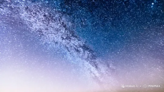 星辰大海映照这一片褶皱的天空 by Hailuo AI Video Generator