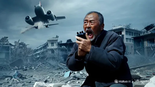 一座原本无比繁华的城镇，已经被轰炸的一片狼藉，到处都是碎砖烂瓦和塌陷的房屋。 
“情况如何？” 
一名中年男人对着无线电大声问道。 
“报告狼首，同胞们已经全部安全登机，撤侨行动……成功了！” 
声音在无线电中响起，听声音，这人的年纪并不大。“那就好。” 
男人暗自松了一口气。 
接下来，他们也要撤退了。 
“哥，这次回去，是不是应该和嫂子表白了？” 
这时候，无线电里传出一道笑声。 
“狼牙，你个混蛋还有没有正事了？” 
狼爪骂了一声，但从声音中来听，他是有些害羞的。 
“拉倒吧，就狼爪这样的，还想追牧佳茗？狼爪一直是单相思而已。” 
狼首这个老男人，看到任务完成，也和大家一起开起了玩笑。 
“我说狼首，我是单相思没错，但是这表白，你不表白，谁知道能不能成功？” 
狼爪对着无线电说道。 
狼爪，真名陈驰，是陈塘的亲哥哥。 
“对对对，一句话说的好，喜欢就表白，虽然你丑，但万一她瞎呢？是不是？”一道声音在无线电中传出。 
“哈哈哈……” 
紧接着，无线电中传出大家伙幸灾乐祸的笑声。 
“狼尾，你这个混蛋，怎么和你的代号一样，这么猥琐呢？” 
狼爪坐在废石上，对着无线电说道。 
“好了，大家就不要取笑我哥了，我哥从小到大就这样，腼腆。” 
陈塘和狼爪距离并不远，也就几百米，此时打趣道。 
“对的狼牙，你哥那好听了叫腼腆，但实际上还有一个词，叫闷SAO！” 
狼尾的话再次响起。 
“哈哈哈……” 
这一次，又把大家伙儿给逗笑了，陈塘也笑了起来。 
陈驰暗自摇头，他躺在废石上，望着天空，脑中在想象着自己这次任务回去之后告白的场景。 
不过，自己只不过是和牧佳茗见过一次面而已，她会接受自己吗？ 
而且那次见面，只是隔着一百多米，自己看了她那么一眼而已。 
陈塘拿着W03型狙击步枪，坐了下来。 
陈驰有了喜欢的人，这对于陈塘来说，是值得高兴的一件事情！ 
因为从小，陈驰就属于那种内向的人。 
虽然陈塘没见过牧佳茗，但他觉得，既然是自己哥哥喜欢的，那就肯定错不了！ 
不过，陈塘有些担心，自己哥哥这性格，表白会不会出差错呢？就在这时候。 
“嗖嗖！……” 
“嘭嘭！……” 
声音传出，天空中爆出宛如烟花的白色分散物。 
看到这一幕，陈塘也好，陈驰以及狼首等人也罢，脸色齐齐难看了下来。 
天上肯定有轰炸机，但陈塘等人却丝毫没有察觉。 
难道是‘幽灵’轰炸机？ 
普通人或许对幽灵轰炸机不懂， by Hailuo AI Video Generator