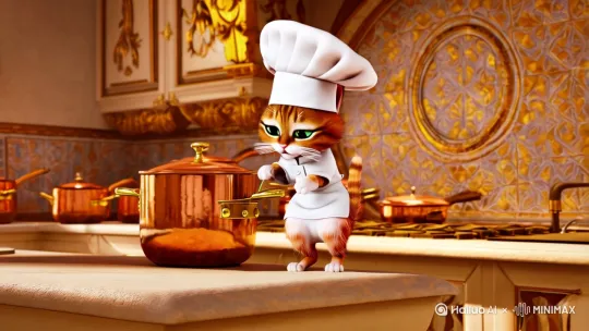 小猫做饭 by Hailuo AI Video Generator