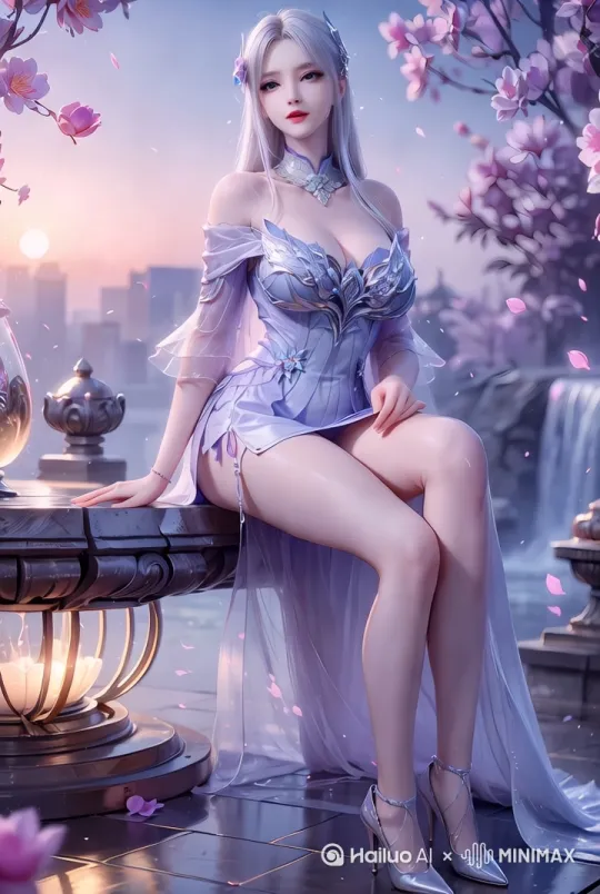 镜头由远及近从脚到头最后打招呼 by Hailuo AI Video Generator