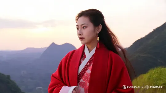 **场景**：黑木崖下。
   - **镜头29**：令狐冲与任盈盈并肩而立，望着远方。
   - **镜头30**：任盈盈轻声道：“冲哥，我们走吧。” by Hailuo AI Video Generator